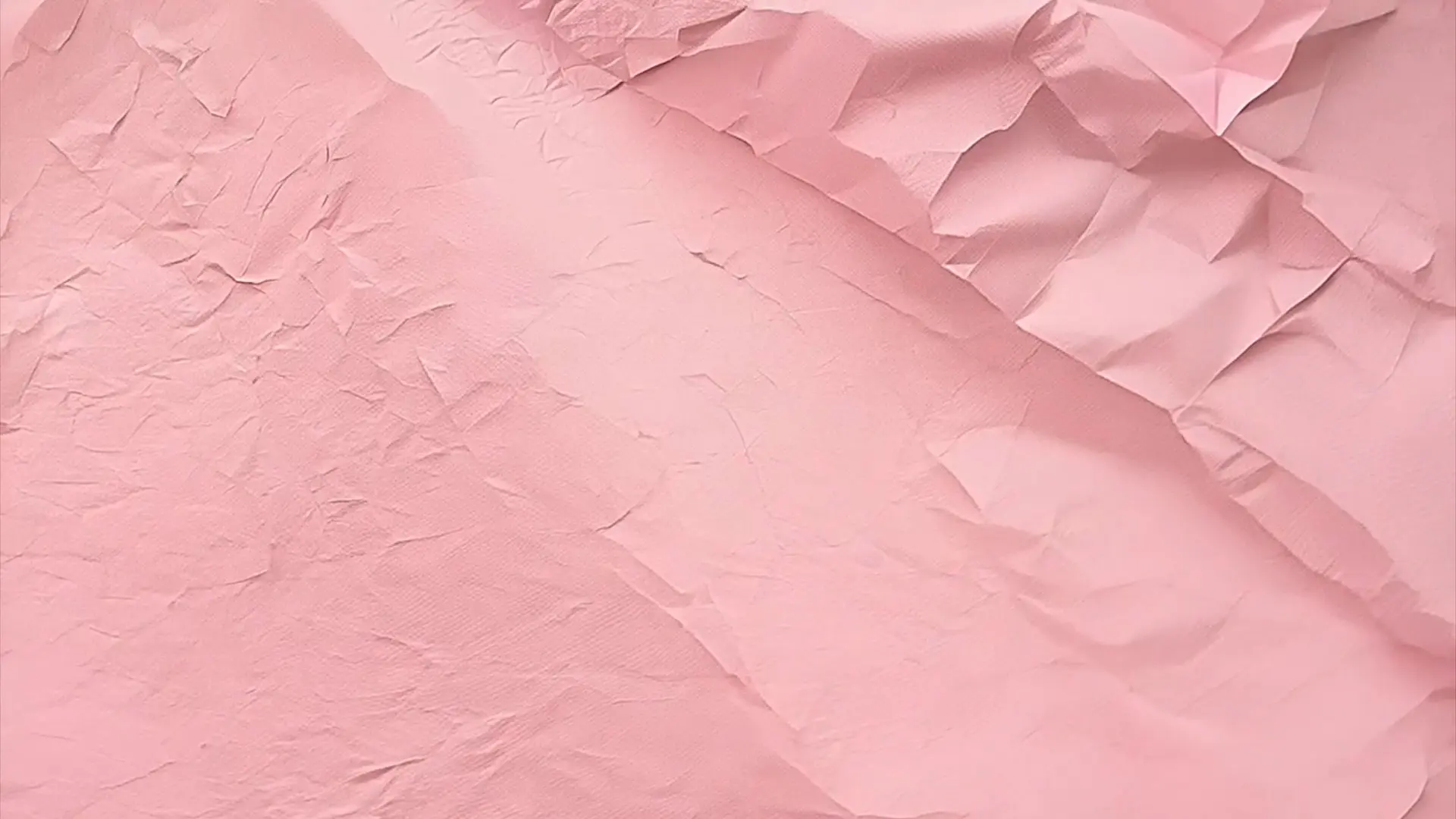 Crumpled Pink Paper Background for Title Animation